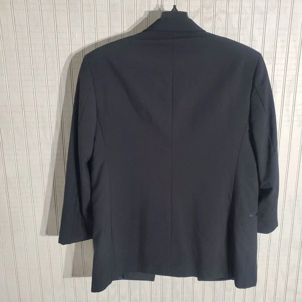 FLUMAGALLI'S TUXEDO BLACK LONG SLEEVE WOOL SIZE 42L